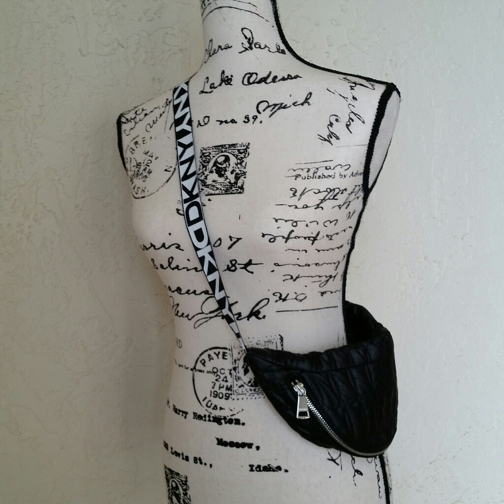 DKNY quilted belt bag